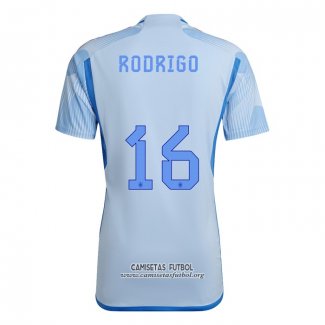Camiseta Espana Jugador Rodrigo Segunda 2022