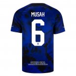 Camiseta Estados Unidos Jugador Musah Segunda 2022