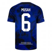 Camiseta Estados Unidos Jugador Musah Segunda 2022