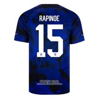 Camiseta Estados Unidos Jugador Rapinoe Segunda 2022