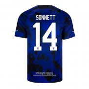 Camiseta Estados Unidos Jugador Sonnett Segunda 2022