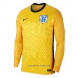 Camiseta Inglaterra Portero Manga Larga 2020/2021 Amarillo