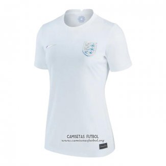 Camiseta Inglaterra Primera Mujer Euro 2022