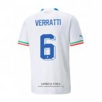 Camiseta Italia Jugador Verratti Segunda 2022