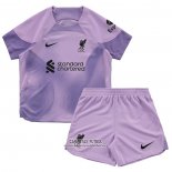 Camiseta Liverpool Portero Primera Nino 2022/2023