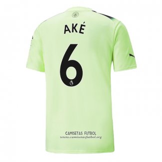 Camiseta Manchester City Jugador Ake Tercera 2022/2023