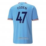 Camiseta Manchester City Jugador Foden Primera 2022/2023