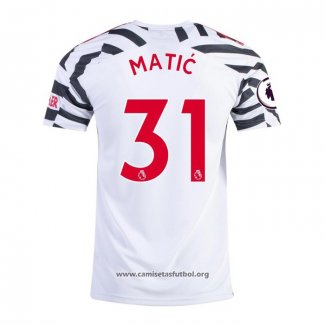 Camiseta Manchester United Jugador Matic Tercera 2020/2021