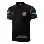Camiseta Polo del Manchester City 2022/2023 Negro