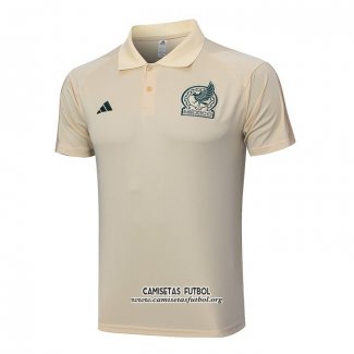 Camiseta Polo del Mexico 2023/2024 Albaricoque