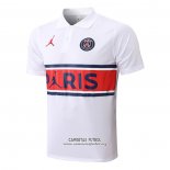 Camiseta Polo del Paris Saint-Germain Jordan 2022/2023 Blanco