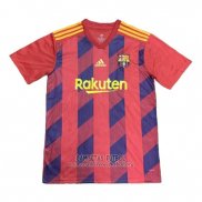Camiseta Pre Partido del Barcelona 2020 Rojo