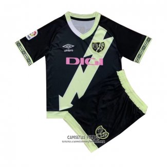 Camiseta Rayo Vallecano Tercera Nino 2022/2023