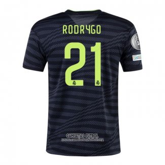 Camiseta Real Madrid Jugador Rodrygo Tercera 2022/2023