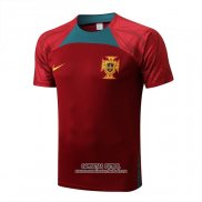 Camiseta de Entrenamiento Portugal 2022/2023 Rojo