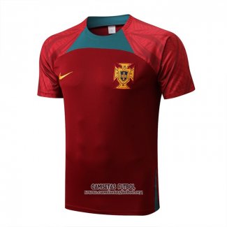 Camiseta de Entrenamiento Portugal 2022/2023 Rojo