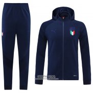 Chandal con Capucha del Italia 2021/2022 Azul