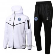 Chandal con Capucha del Paris Saint-Germain 2022/2023 Blanco