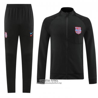 Chandal de Chaqueta del Barcelona 2022/2023 Negro