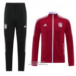 Chandal de Chaqueta del Bayern Munich Nino 2021/2022 Rojo