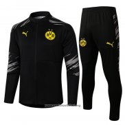 Chandal de Chaqueta del Borussia Dortmund 2020/2021 Negro