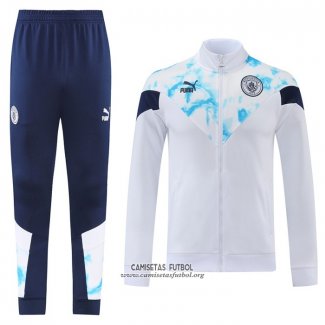 Chandal de Chaqueta del Manchester City 2022/2023 Blanco