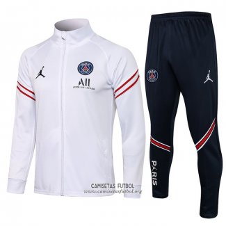 Chandal de Chaqueta del Paris Saint-Germain Nino 2021/2022 Blanco