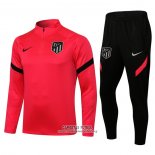 Chandal de Sudadera del Atletico Madrid 2021/2022 Rojo