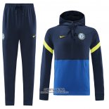 Chandal de Sudadera del Chelsea 2021/2022 Azul