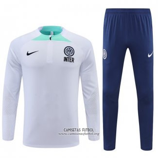 Chandal de Sudadera del Inter Milan 2022/2023 Blanco