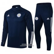 Chandal de Sudadera del Leicester City 2021/2022 Azul