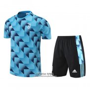 Chandal del Juventus Manga Corta 2022/2023 Azul - Pantalon Corto