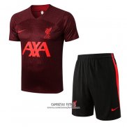 Chandal del Liverpool Manga Corta 2022/2023 Rojo - Pantalon Corto