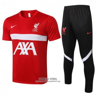 Chandal del Liverpool Manga Corta 2021/2022 Rojo