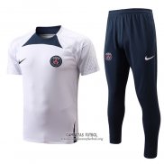 Chandal del Paris Saint-Germain Manga Corta 2022/2023 Blanco