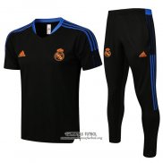 Chandal del Real Madrid Manga Corta 2021/2022 Negro