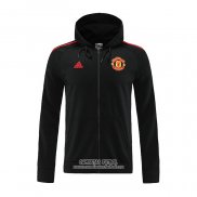 Chaqueta con Capucha del Manchester United 2022/2023 Negro