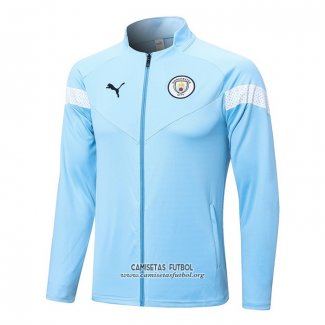 Chaqueta del Manchester City 2022/2023 Azul Claro