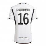 Camiseta Alemania Jugador Klostermann Primera 2022