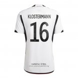 Camiseta Alemania Jugador Klostermann Primera 2022