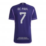 Camiseta Argentina Jugador De Paul Segunda 2022