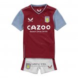 Camiseta Aston Villa Primera Nino 2022/2023