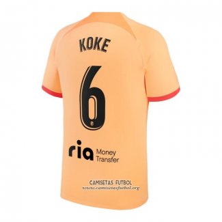 Camiseta Atletico Madrid Jugador Koke Tercera 2022/2023