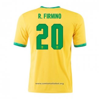 Camiseta Brasil Jugador R.Firmino Primera 2020/2021