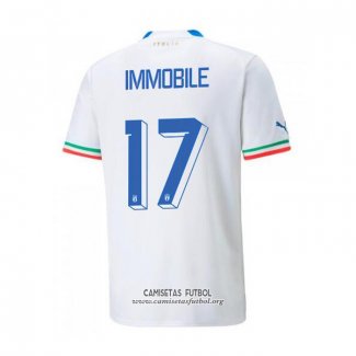Camiseta Italia Jugador Immobile Segunda 2022