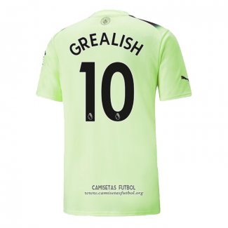 Camiseta Manchester City Jugador Grealish Tercera 2022/2023