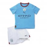 Camiseta Manchester City Primera Nino 2022/2023