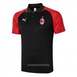 Camiseta Polo del AC Milan 2020/2021 Negro