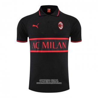 Camiseta Polo del AC Milan 2022/2023 Negro