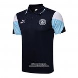 Camiseta Polo del Manchester City 2021/2022 Azul